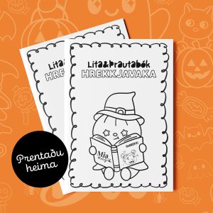Hrekkjavaka | Lita & þrautabók nr.5